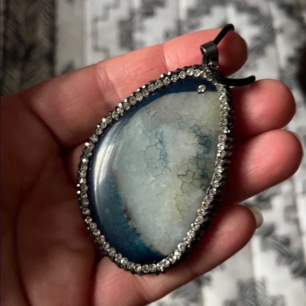 Beautiful Long Statement Necklace - image 1